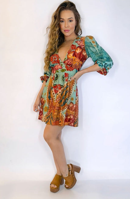 VESTIDO CURTO HENNA